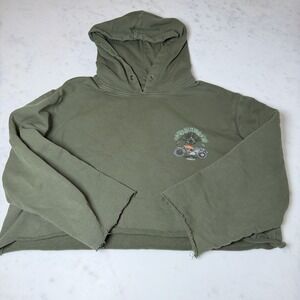 Roark Graphic Moto Hoodie Sweatshirt Bike – Olive Green – XL